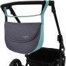 Коляска детская одноместная 2 в 1 SIGER Adelante, т.серый/мятный KLS0020